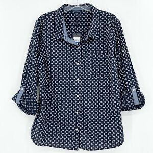 NWT Tommy Hilfiger Cotton Floral Heritage Button Down Shirt XL